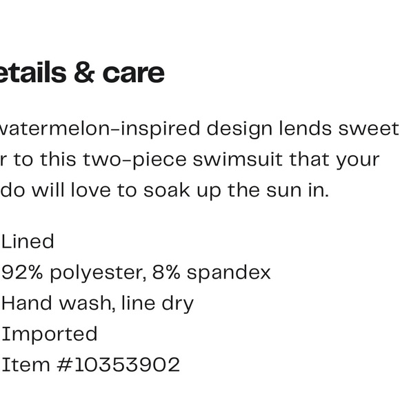 Adorable watermelon bikini by Pink Platinum. Size 24M - Picture 2 of 5